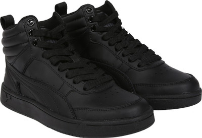 

Puma Boys Lace Sneakers(Black, Black- black