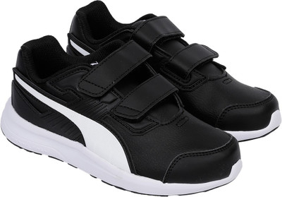 

Puma Boys & Girls Velcro Sneakers(Black, Black- white