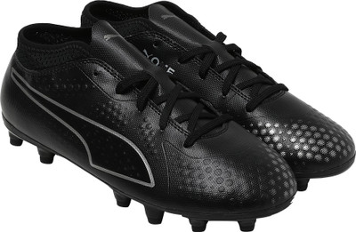 

Puma Boys Lace Football Shoes(Black, Black- black- black