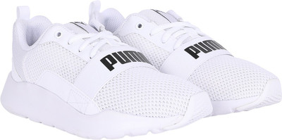 

Puma Boys & Girls Lace Sneakers(White, White- white- white