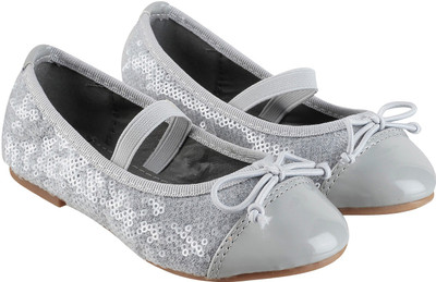 

Metro Girls Slip on Ballerinas(Grey, 14;grey