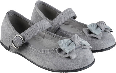 

Metro Girls Slip on Ballerinas(Grey, 14;grey