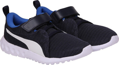 

Puma Boys & Girls Velcro Sneakers(Blue, Peacoat-strong blue- white