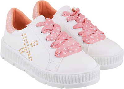 

Metro Girls Lace Sneakers(White, 16;white