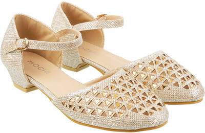 

Mochi Girls Slip on Ballerinas(Brown, 22;chikoo