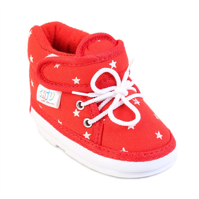 

Chiu Boys & Girls Velcro Casual Boots(Red