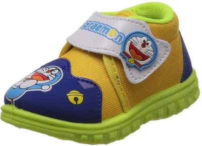 

doraemon Boys Velcro Walking Shoes(Yellow