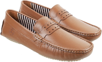 

Mochi Boys Slip on Moccasins(Brown, 23;tan