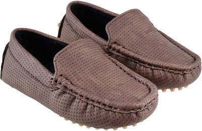 

Metro Boys Slip on Moccasins(Brown, 12;brown