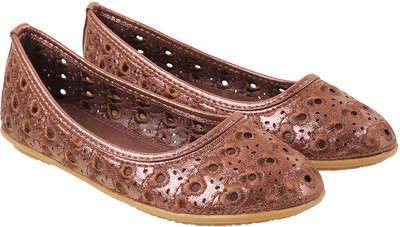 

Metro Girls Slip on Ballerinas(Brown, 12;brown