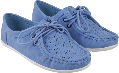 

Metro Boys Lace Moccasins(Blue, 45;blue