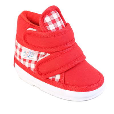 

Chiu Boys & Girls Velcro Casual Boots(Red