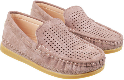 

Mochi Boys Slip on Moccasins(Green, 62;khaki