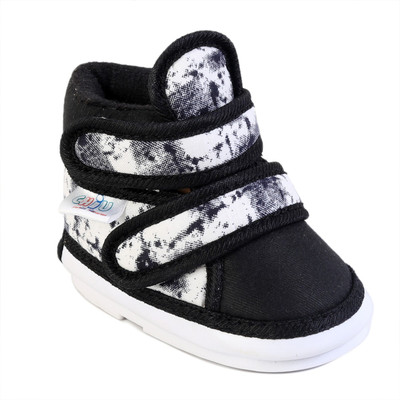 

Chiu Boys & Girls Velcro Casual Boots(Black