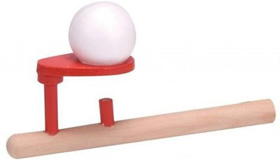 

Mag Creation Wooden Games Floating Ball Blow Pipe & Balls Blowing Toys(Multicolor)