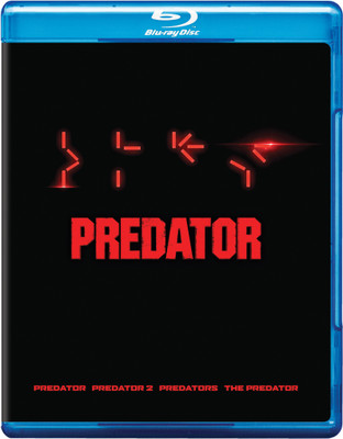 Predator 4 Movies Collection: Predator + Predator 2 + Predators + The Predator (4-Disc Box Set)(Blu-ray English)