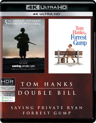 

Tom Hanks Double Bill: Saving Private Ryan + Forrest Gump (4K UHD) (2-Disc)(4K(UHD) Blu-ray English)