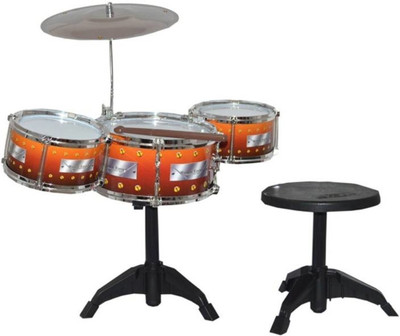 

Royal Collections Beautiful Jazz Drum With Stand And Seat (Multicolor)(Multicolor)