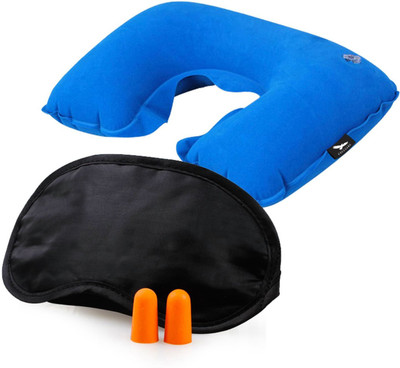 

Dflow 3 In 1 Neck Pillow & Eye Shade(blue)