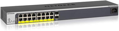 

Netgear GS418TPP-100INS Network Switch(Gray, Black)