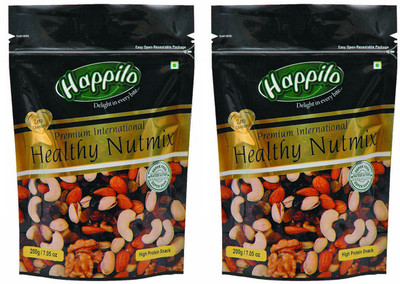 

Happilo Premium International Healthy Assorted Nuts(400 g, Pouch)
