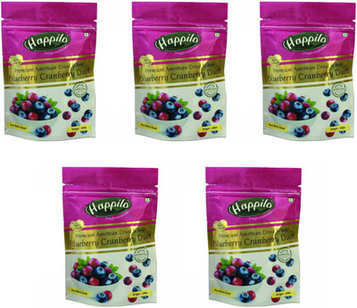 

Happilo Premium American Dried Whole Blueberry, Cranberries(1 kg, Pouch)