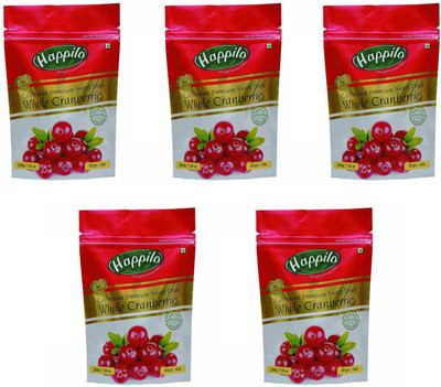 

Happilo Californian Premium Sweet Dried Whole Cranberries(1 kg, Pouch)