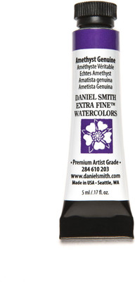

DANIEL SMITH Extra Fine Watercolors Tube, 5ml, Amethyst Genuine(Set of 1, Black)