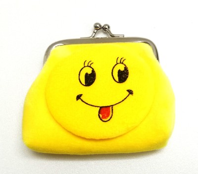 Gift Collection Emoji Designed Mini Coin Purse in Velvet Finish Coin Purse