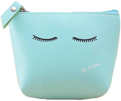Nelinho New Modern Fashionable Coin Purse Women Girls Cute coin Wallet Coin Purse(Blue)