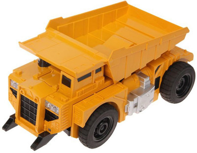 

Kiditos Transformers Scale Remote Control Dump Truck One Button Transforming Autobot Toy(Yellow)