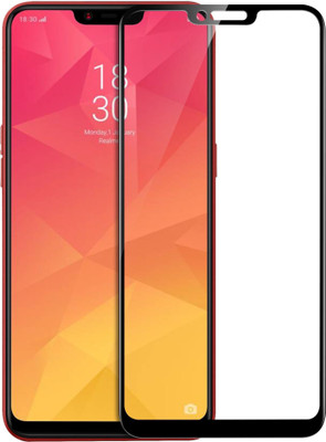 Knotyy Edge To Edge Tempered Glass for OPPO A5, Oppo A3s, Realme 2, Realme C1, Realme C1(Pack of 2)