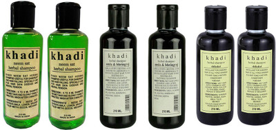 

Khadi Herbal NEEM SET, AMLA BHIRINGRAJ, SHIKAKAI SHAMPOO - 1.260ML(1.26 ml)