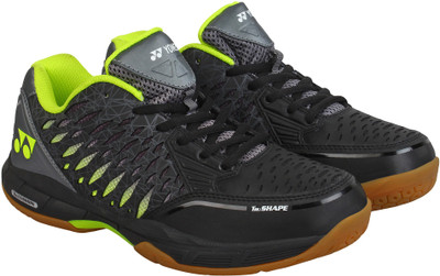 

Yonex Badminton Shoes For Men(Black, Green, Black gun metal