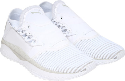 Puma TSUGI Shinsei evoKNIT Walking Shoes For Men(White, Grey, White-gray violet- white