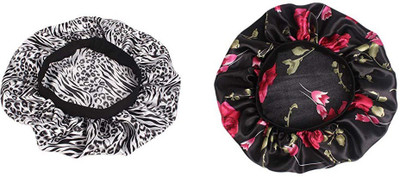

Ni Hao 2 pcs Bonnet Night Hat Hair Loss Shower caps