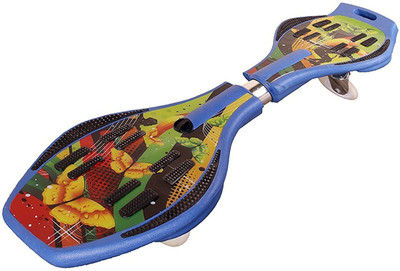 

Strauss Bronx SB Waveboard 9 inch x 34 inch Skateboard(Blue, Pack of 1)