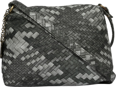 

Butterflies Women Casual Grey PU Sling Bag