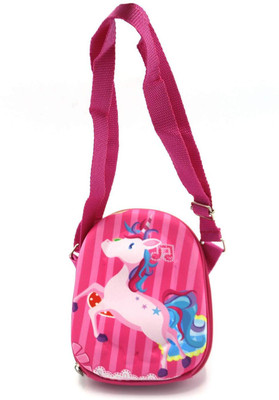 

Oytra Girls Casual Pink PU Sling Bag