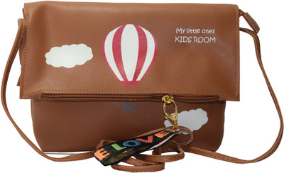 

Rahman bags Girls Evening/Party, Casual, Formal Brown PU Sling Bag