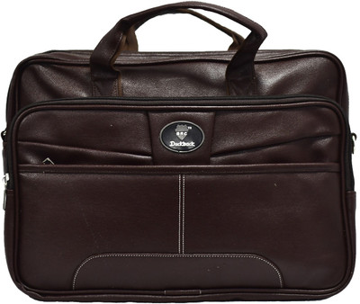 

Duckback Men & Women Casual, Formal Brown PU Messenger Bag