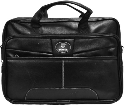 

Duckback Men & Women Casual, Formal Black PU Messenger Bag