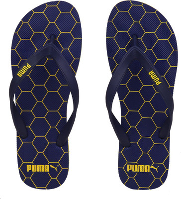 PUMA Men Block Flip Flops(Navy , 10 UK/India)