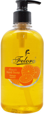

Felora Aromatic Hand Soap, Orange Essence - 500ml(500 ml, Bottle)