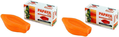 

Synaa Papaya Soap - Skin Whitening Soap with Vitamin E (Pack of 2)(270 g, Pack of 2)