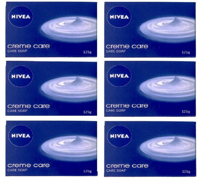 

Nivea creame soap 125g x 6(125 g, Pack of 6)