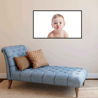 Impression Wall 53 cm Cute Baby Self Adhesive Sticker(Pack of 1)