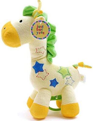 

Baby Grow Bell Toys Pelucia Horse Dolls Music Toys The Bell Plush Stuff Toys - 15 cm(Yellow-Cream)