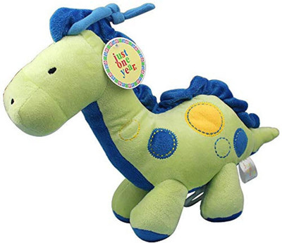 

Baby Grow Bell Toys Pelucia Horse Dolls Music Toys The Bell Plush Stuff Toys - 15 cm(Green_blue)