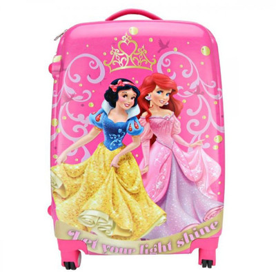 

TRAWORLD PRINCESS GIRL TROLLEY " PINK Cabin Luggage -  inch(Pink